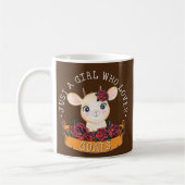 Mug Juste une fille qui aime Chèvres Farmer femmes Chè (Gauche)