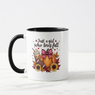Mug Juste une fille qui aime Chute Citrouille Épice La
