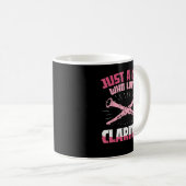 Mug Juste une fille qui aime Clarinet Clarinetist Musi (Devant droit)
