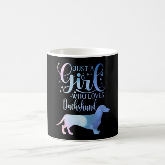 Mug Juste Une Fille Qui Aime Dachshund Amoureux des ch (Centre)