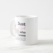 Mug Juste une fille qui aime des lamas (Devant gauche)