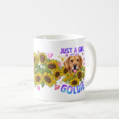 Mug Juste une fille qui aime Goldie mignonne Golden Re (Devant droit)