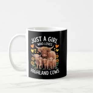 Mug Juste Une Fille Qui Aime Highland Vaches Scottish