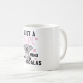 Mug Juste Une Fille Qui Aime Koalas Cute Koala Ours (Devant droit)