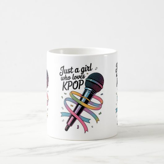 Mug Juste une fille qui aime Kpop (Centre)