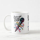 Mug Juste une fille qui aime Kpop (Gauche)