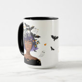 Mug Juste Une Fille Qui Aime La Beauté Costume Hallowe (Devant gauche)