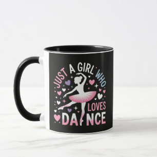 Mug Juste une fille qui aime la danse