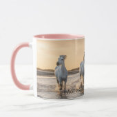Mug Juste une fille qui aime la musique des chevaux (Gauche)