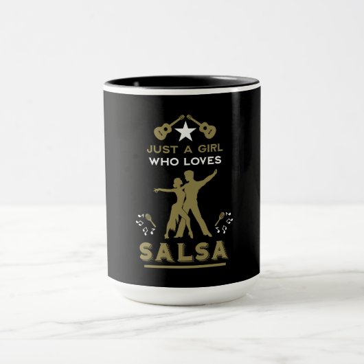 Mug Juste Une Fille Qui Aime La Salsa Dance (Centre)
