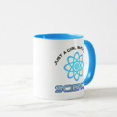 Mug Juste Une Fille Qui Aime La Science (Devant droit)
