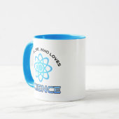 Mug Juste Une Fille Qui Aime La Science (Devant gauche)