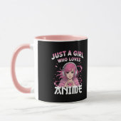 Mug Juste une fille qui aime l'anime (Gauche)