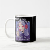 Mug Juste Une Fille Qui Aime L'Anime Et Le Jeu (Gauche)