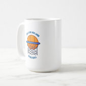 Mug juste une fille qui aime le basket-ball (Devant gauche)