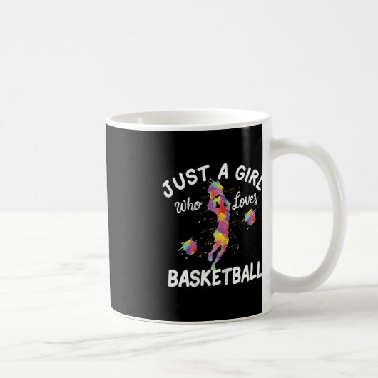 Mug Juste Une Fille Qui Aime Le Basket-Ball (Droite)