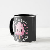 Mug Juste une fille qui aime le bonbon de coton (Devant gauche)