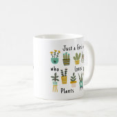 Mug Juste une fille qui aime le botaniste Plante (Devant droit)