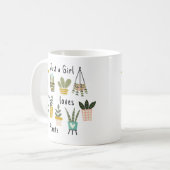Mug Juste une fille qui aime le botaniste Plante (Devant gauche)
