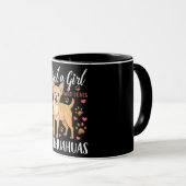 Mug Juste Une Fille Qui Aime Le Cadeau Chihuahuas (Devant droit)