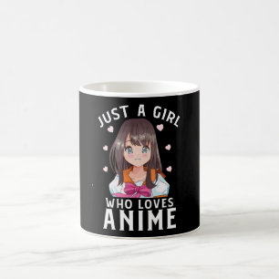 Mug Juste une fille qui aime le cadeau japonais Anime 