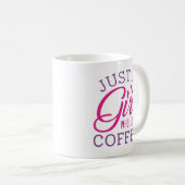 Mug Juste Une Fille Qui Aime Le Café (Devant droit)