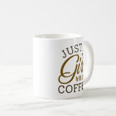 Mug Juste Une Fille Qui Aime Le Café (Devant droit)