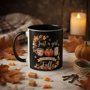 Mug Juste une fille qui aime le café de la saison d'au