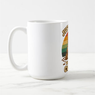 Mug Juste Une Fille Qui Aime Le Café Drôle Rétro Pares