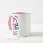 Mug Juste Une Fille Qui Aime Le Canard (Devant gauche)