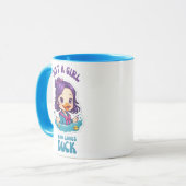 Mug Juste Une Fille Qui Aime Le Canard (Devant gauche)