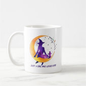 Mug Juste Une Fille Qui Aime Le Chat (Gauche)