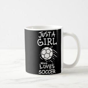 Mug Juste une fille qui aime le maillot de football 
