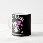 Mug juste une fille qui aime le panda (Devant gauche)