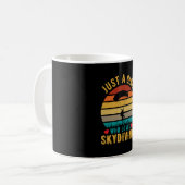 Mug juste une fille qui aime le parachutisme (Devant gauche)
