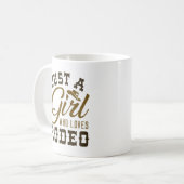 Mug Juste une fille qui aime le rodéo (Devant gauche)