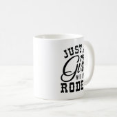 Mug Juste une fille qui aime le rodéo (Devant droit)