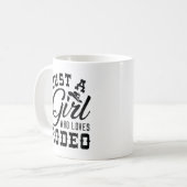 Mug Juste une fille qui aime le rodéo (Devant gauche)