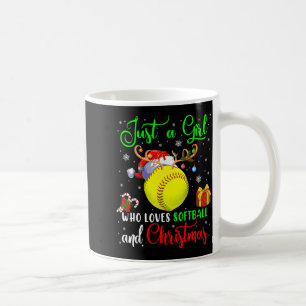Mug Juste une fille qui aime le softball et le Père No