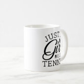 Mug Juste Une Fille Qui Aime Le Tennis (Devant droit)