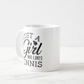 Mug Juste Une Fille Qui Aime Le Tennis (Devant gauche)