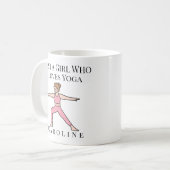 Mug Juste Une Fille Qui Aime Le Yoga (Devant gauche)