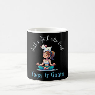 Mug Juste une fille qui aime le Yoga et les chèvres