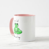 Mug Juste une fille qui aime les amis (Devant gauche)