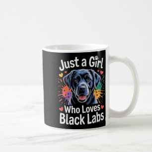 Mug Juste une fille qui aime les Black Labs - Chien La