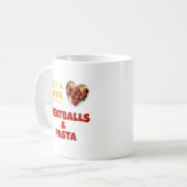 Mug Juste une fille qui aime les boulettes de viande e (Devant gauche)