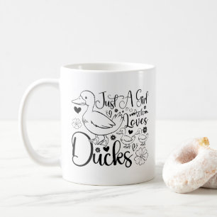 Mug Juste une fille qui aime les canards Mignons amate