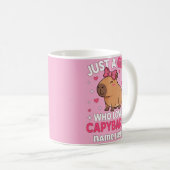 Mug Juste une fille qui aime les Capybaras (Devant droit)