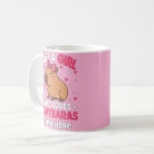 Mug Juste une fille qui aime les Capybaras (Devant gauche)