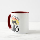 Mug Juste Une Fille Qui Aime Les Chats (Devant gauche)